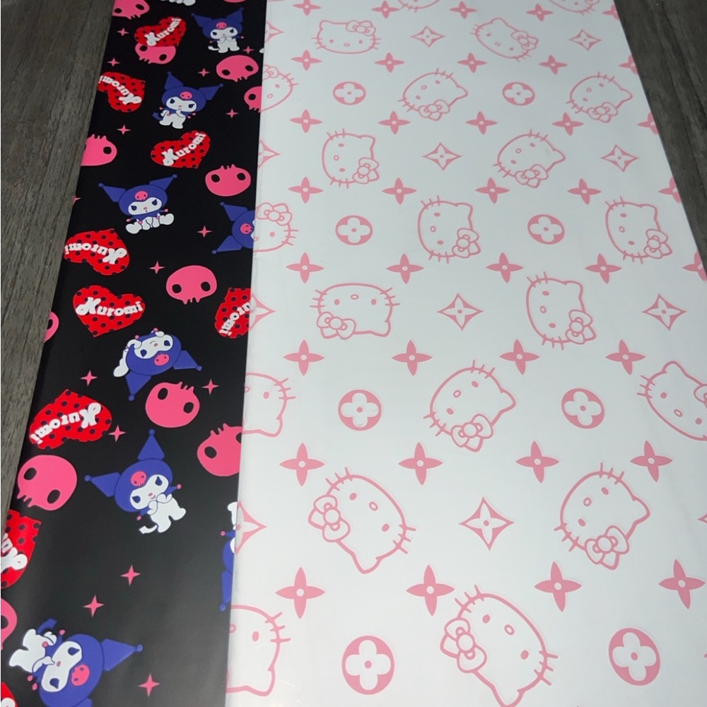 Hello Kitty and Kuromi Wrapping Paper Set